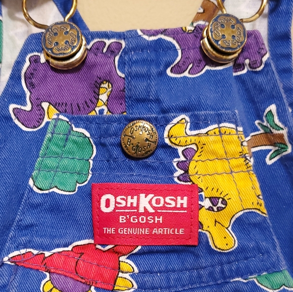 Vintage OshKosh Vestbak Overalls **rare pattern** - Picture 2 of 5